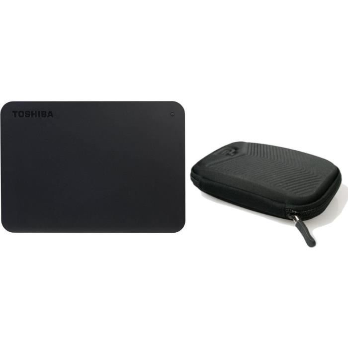 Toshiba Disque Dur Externe Canvio Basics 1 To Usb 3 0 Housse Etui Pour Disque Dur 2 5 Noir Prix Pas Cher Cdiscount