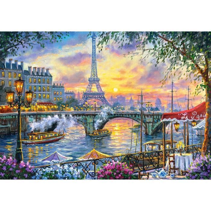 Castorland Tea Time in Paris Jigsaw puzzle Ville Enfants et adultes Garçon-Fille 9 année(s) 470 mm