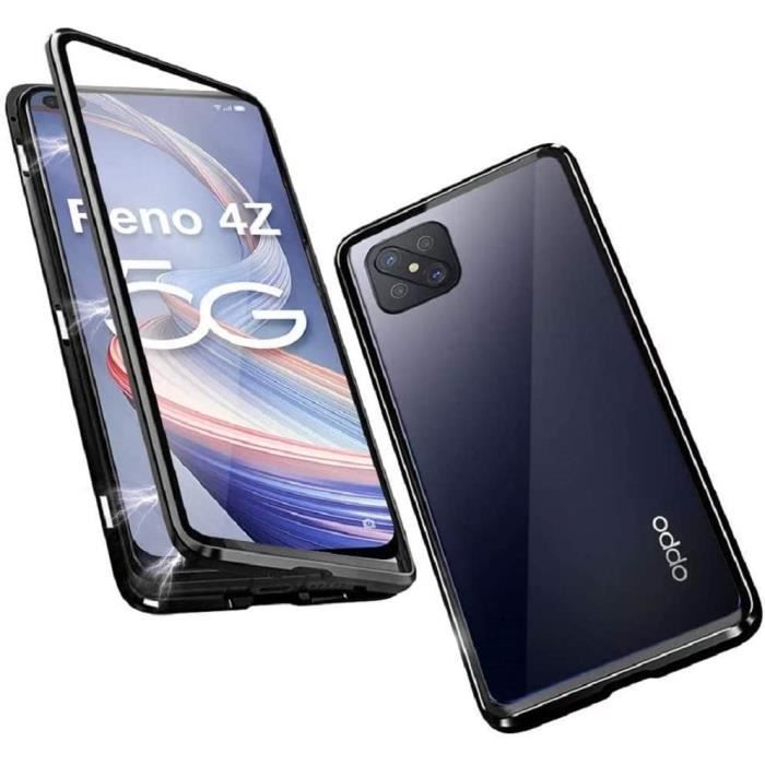 Custodia In Silicone Per Oppo Reno 4Z 5G – Cover Antiurto Morbida TPU Con Protezione Fotocamera, Bordo Con Airbag, Nero