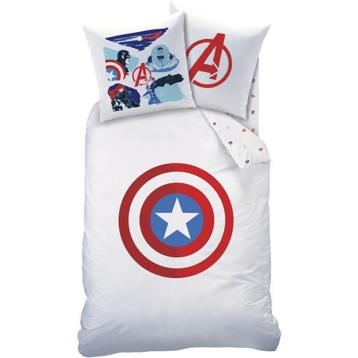 Vengeurs Marvel Linge de Lit pour Enfants 140//160 X 200 CM