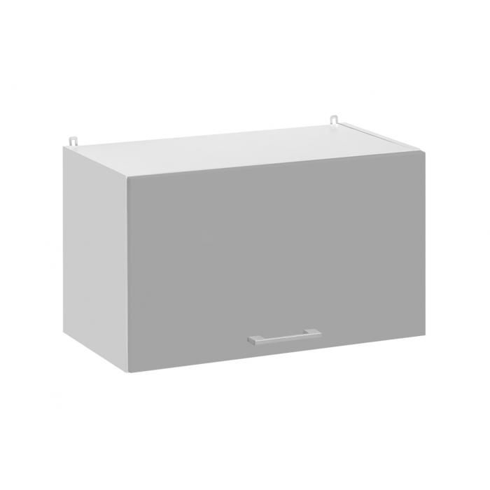 Meuble haut de cuisine Eco Gris Brillant 1 porte relevable L 60 cm - Cuisineandcie