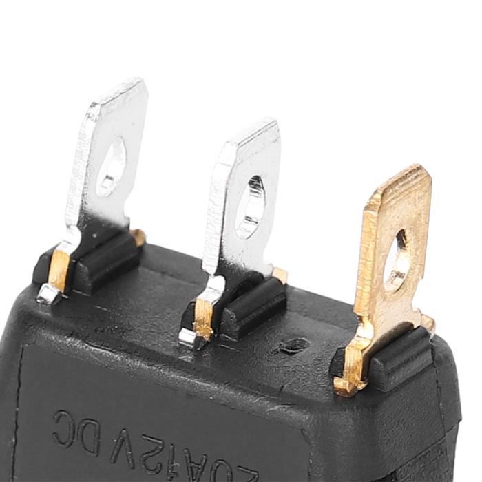 Lot De 8 Interrupteurs à Bascule étanches SPST 2 Broches - 12V/20A, Résistants (ON/OFF) Pour Auto, électronique