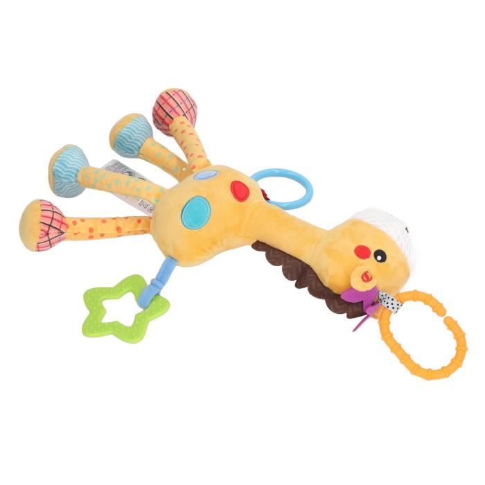 Jouet Suspendu Hochet Peluche Pour Poussette Et Berceau – Développement Sensoriel Bébé, Couleurs Vives & Doux