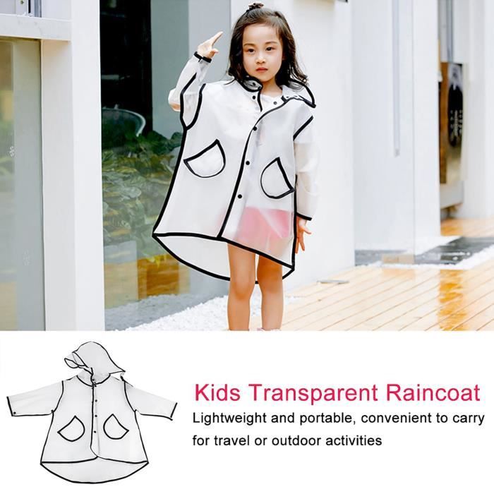 Imperméable transparent fille top
