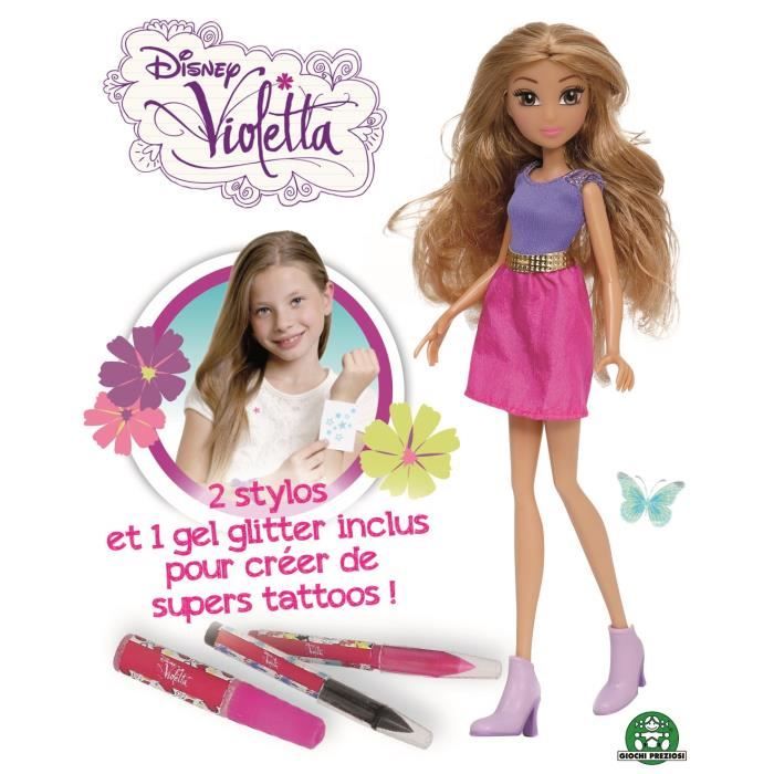 VIOLETTA poupée Sparkling + mèche lumineuse - Cdiscount Jeux
