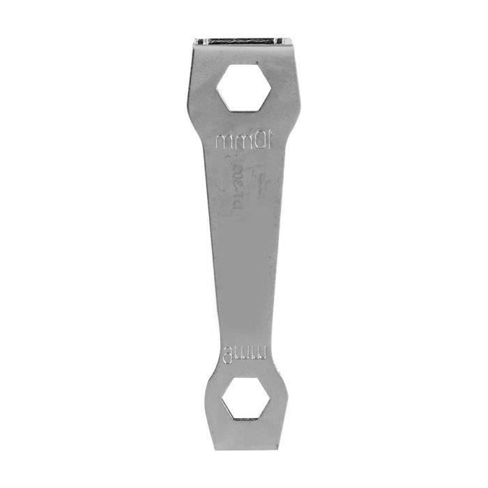 QKURT Clé à Pédale Vélo Double Face 15/16/17 Mm - Outil Démontage Pédales VTT BMX MTB En Acier Carbone