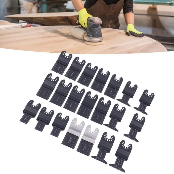 Lame De Scie Oscillante - EJ.LIFE - Set Multifonctionnel - Acier à