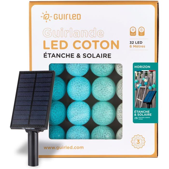 GuirLED - Guirlande d'extérieur boules luineuses Guinguette LED