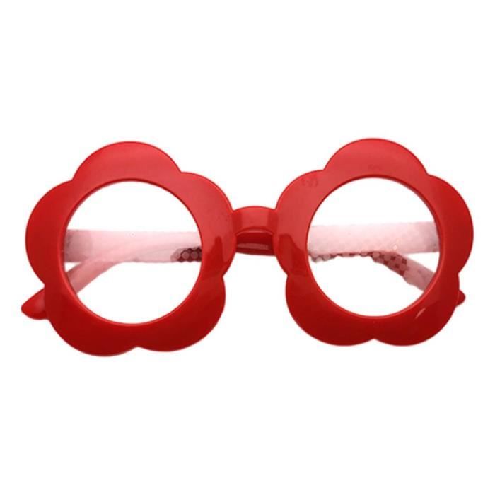 Lunettes de soleil en forme de fleur pour femmes hommes Festival