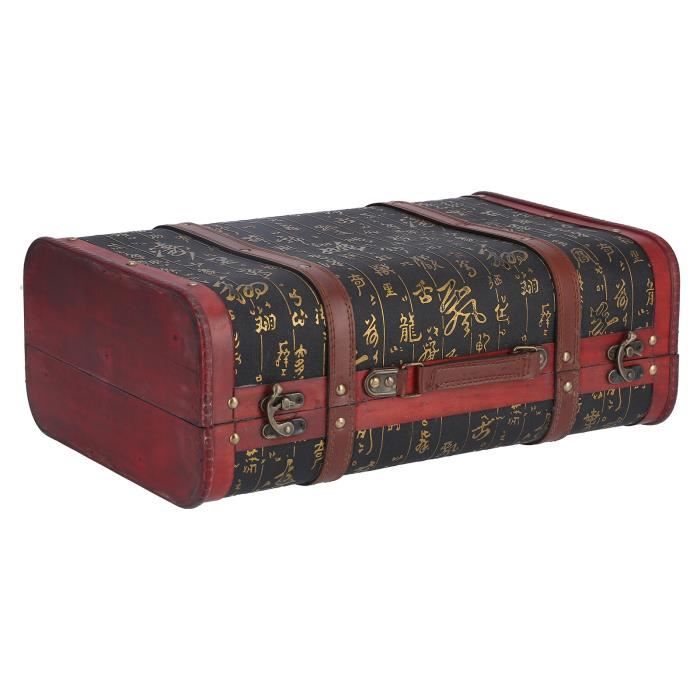 Ancienne boîte de rangement en bois