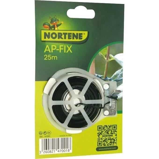 NORTENE - Lien plastique armé vert 25m blister
