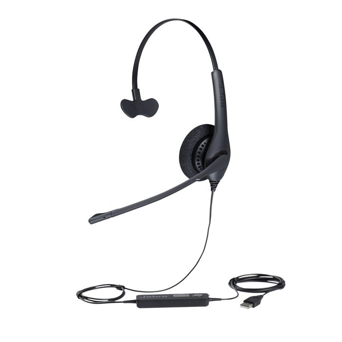 Micro-casque filaire Jabra BIZ 1500 Mono USB - Réduction de bruit Son HD Confortable