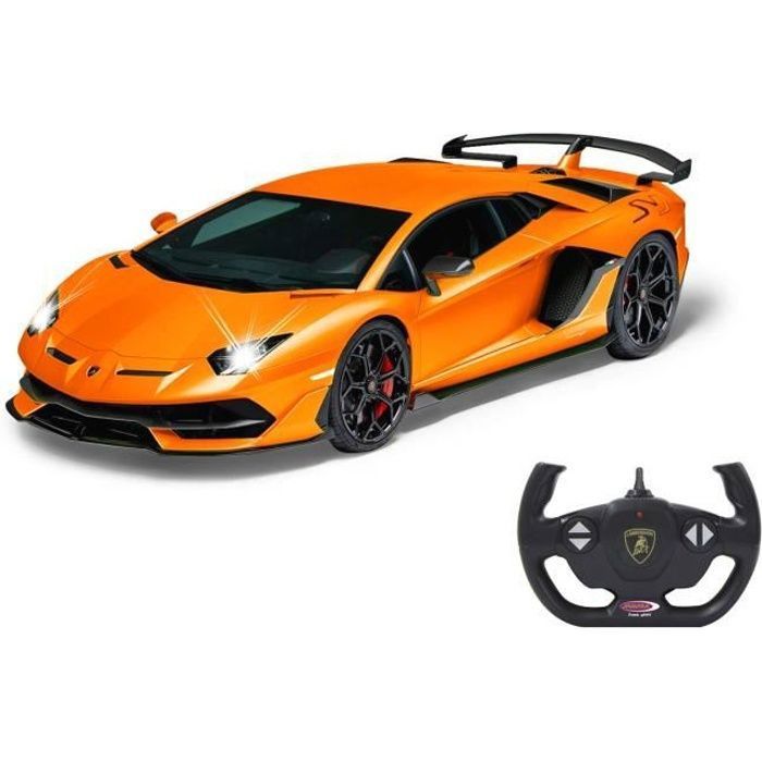 VOITURE RADIOCOMMANDEE LAMBORGHINI AVENTADOR-BLEU+5ANS – Orca