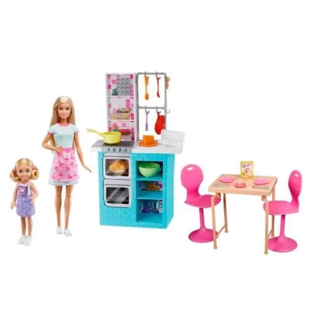 Cuisine Barbie - MATTEL - HBX03 - 20 pièces - Multicolore - Pour enfants de 3 à 6 ans