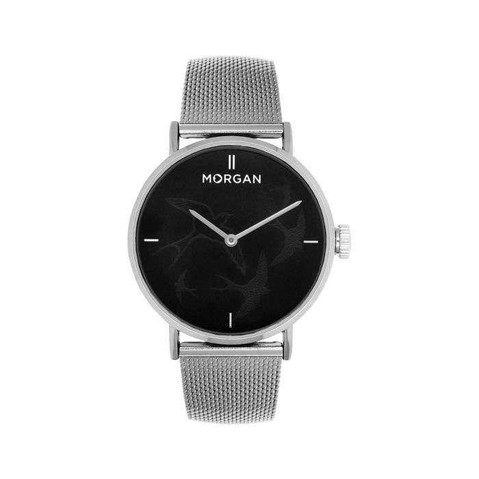 Morgan Montres Argent pour Femme MG 020 AM 36mm Achat vente montre Femme Adulte Cuir Cdiscount