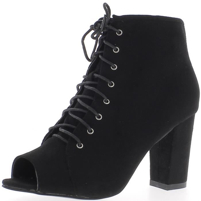 bottines ouvertes