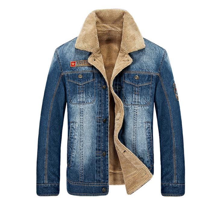 Veste en deals jean homme xxl