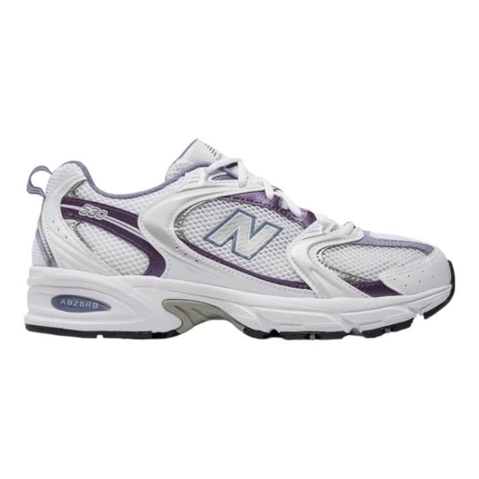 New Balance Baskets - NEW BALANCE - MR530 - Blanc - Talon plat - Cuir - Lacets