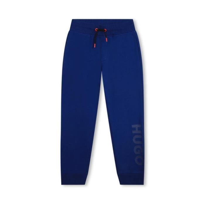 Pantalon de jogging - HUGO - G24128 - Molleton gratté - Élastique - Poches côtés