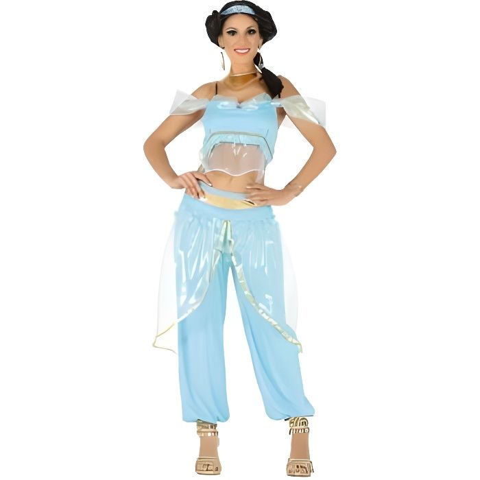 Deguisement Princesse du Desert Adulte Fiestas Guirca Modele Princesse Polyester Bleu