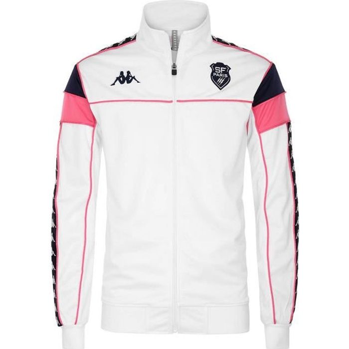 Sweat Zippé Kappa Pour Homme - Grenoble Rugby - Taille L - Gris, état Impeccable