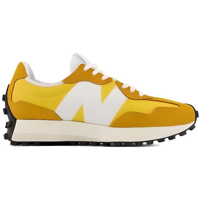 New Balance Baskets New Balance 327 Golden Heure pour Femme - NEW BALANCE - WS327LAH - Jaune - Mixte - Synthétique - Lacets