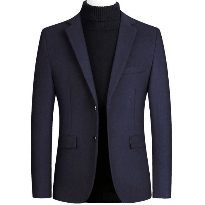 Manteau - caban,Costume en laine,veste en cachemire pour hommes,manteau pour hommes d'hiver 