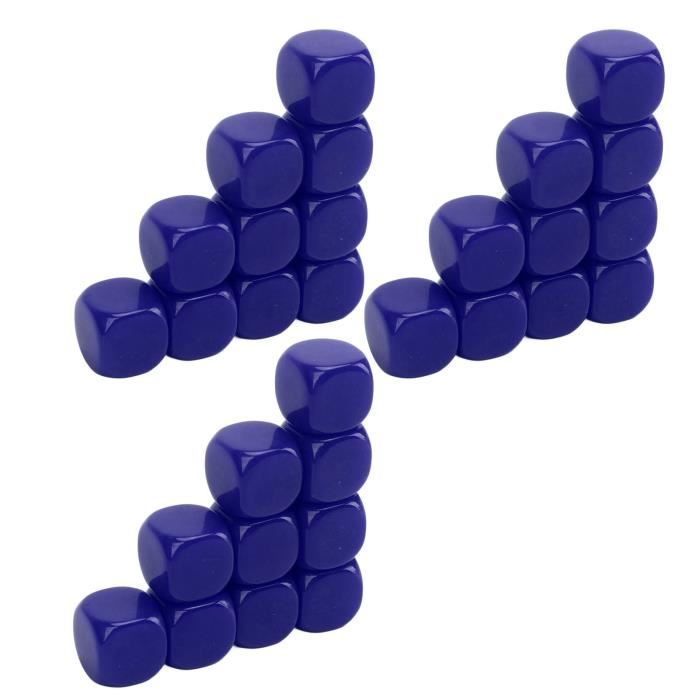 Lot De 30 Dés Vierges Blancs 8 Faces 16 Mm – DIY, Jeux, éducation – Surface Lisse Réutilisable