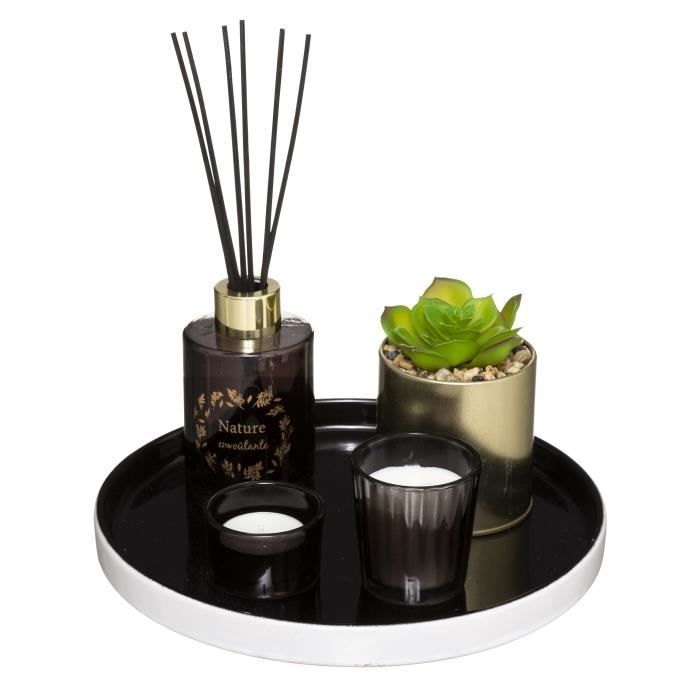 COFFRET 3 PIECES BOUGIE DIFFUSEUR ET PARFUM AMBIANCE