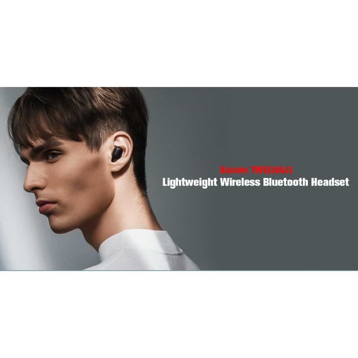 Écouteurs Bluetooth Xiaomi TWS Sans Fil - Noir - Avec Micro Et Chargeur - Neufs