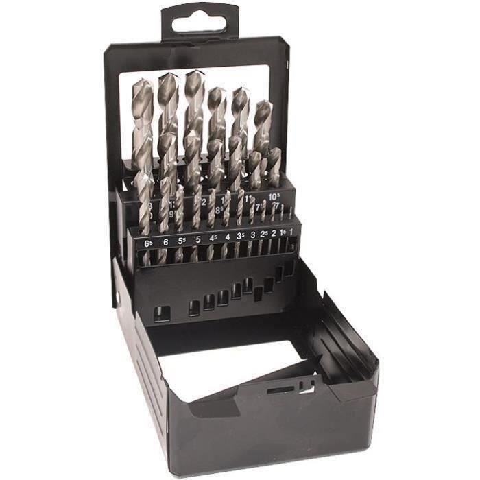 Coffret en métal de 25 forêts