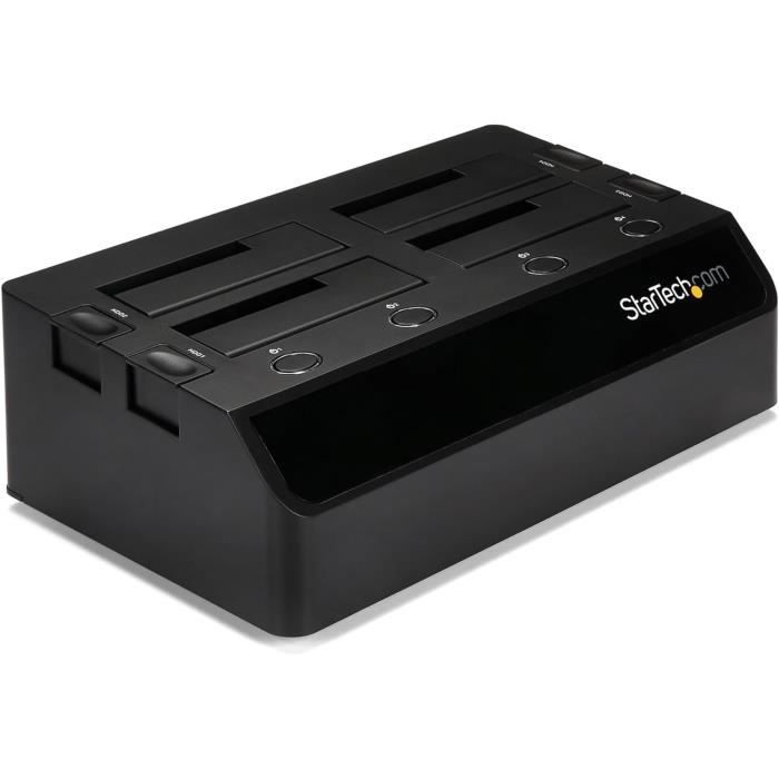 Station D'accueil Double Baie Inateck USB 3.0 - Cloneur De Disques Hors Ligne + RGB - Pour HDD/SSD 2.5" Et 3.5"