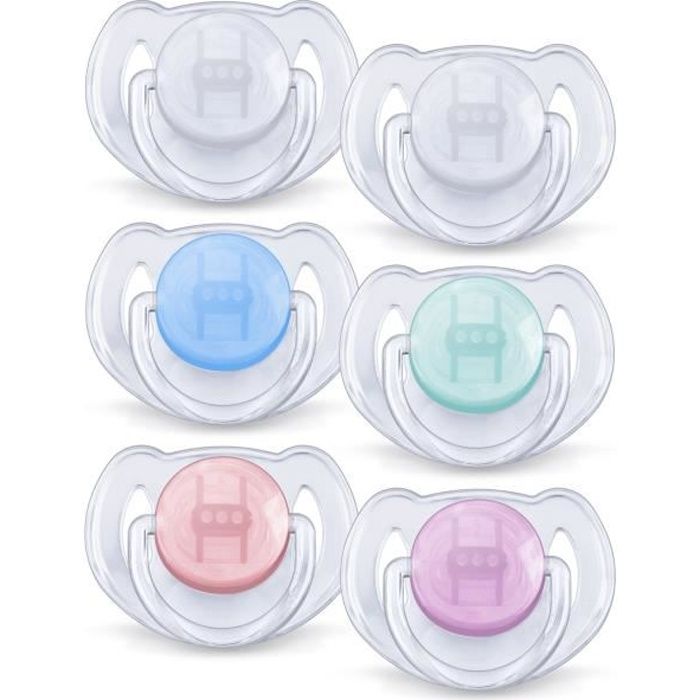 Sucette - 2 Sucettes Ultra Air Philips Avent 0-6 Mois Orthodontiques Sans -  Cdiscount Puériculture & Eveil bébé