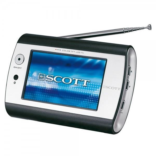 Mini TV télé de poche écran 4,5'' réglage chaînes automatique