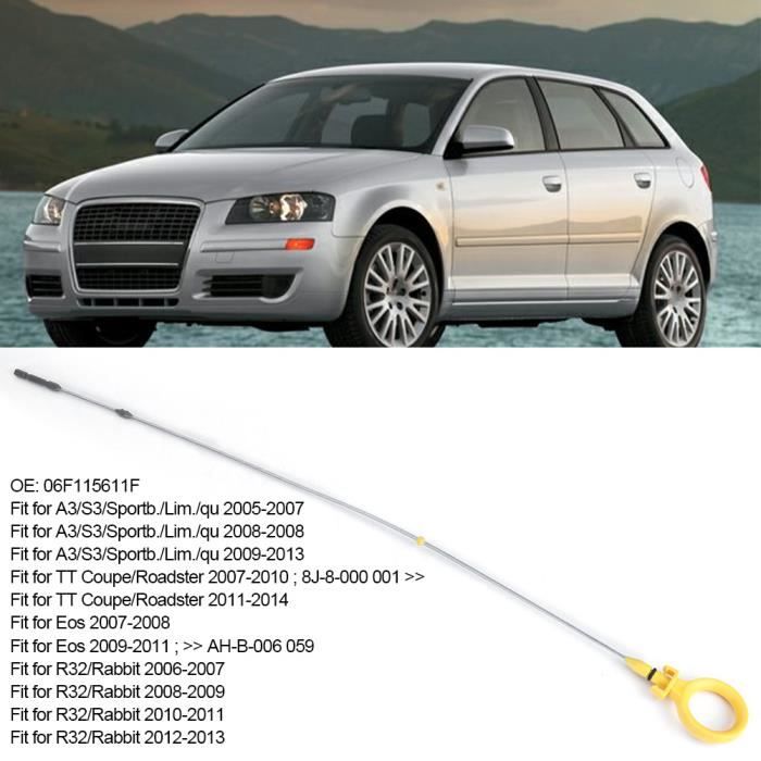 FRA - Jauge D'huile En Acier Inoxydable Jauge D'huile Moteur ABS Jauge De Niveau D'huile En