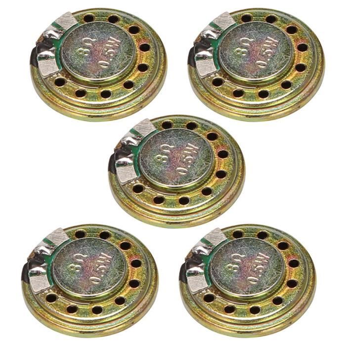 PATIKIL Altoparlante Magnetico 8 Ohm 0.5W - Rotondo 20mm Per Progetti Fai Da Te, Sottile