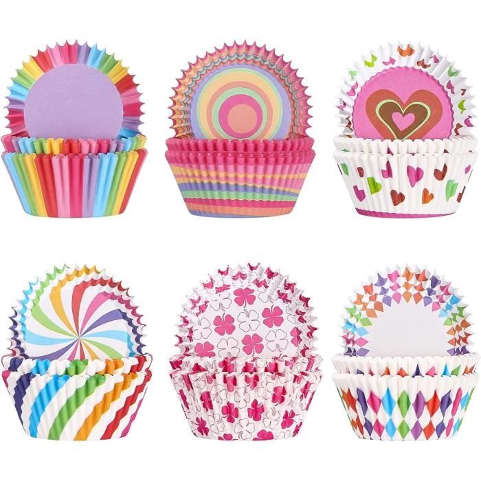 Caissettes À Cupcakes, 300Pcs Doublures Pour Petits Gâteaux,Caissettes À  Muffins En Papier, Muffin Tasses,Pour Gâteaux, Pâtis[H337] - Cdiscount  Maison