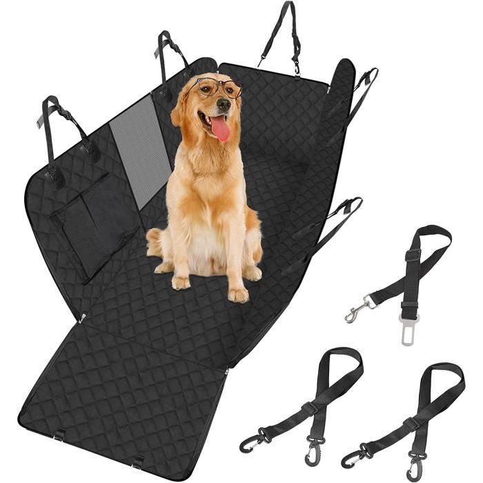 Housse De Siège Auto Pour Chien 4 En 1 - Imperméable Et Antidérapante - Pour Voiture Et SUV