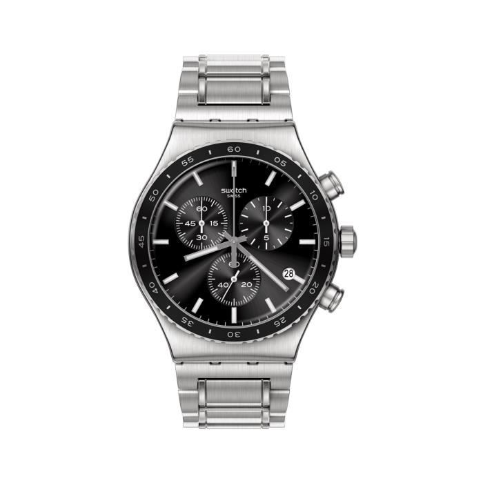 Swatch orologio CARBONIUM DREAM Originals Irony Chrono 43mm YVS495G Achat vente montre Mixte Adulte Cdiscount
