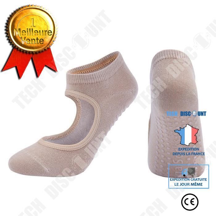 5Pcs Yoga Chaussettes Femmes Ballet Chaussette Grip Pilates Ballet