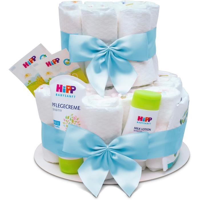 Gâteau De Couches - FILLE - Petit Pour Cadeau De Bébé - Cakä - Le Gâteau De Couches