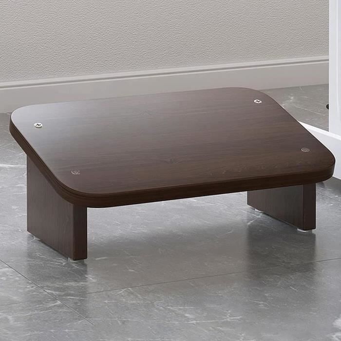 Repose-pieds En Bois Peint Et Toile De Jouy Blanc Et Gris - Style Années 80