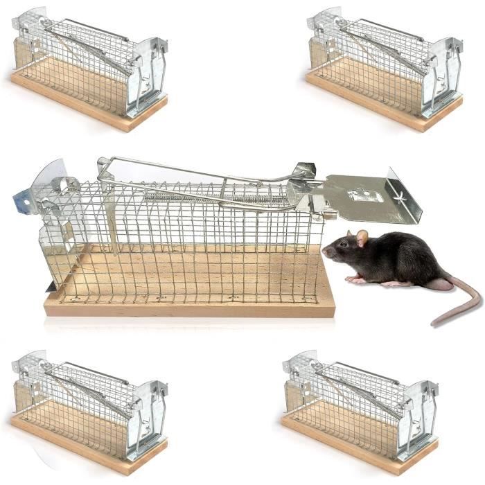 Piege A Souris Vivante 4 Pcs, Piege A Souris, Piege A Rat Réutilisable, Piege Souris Vivante