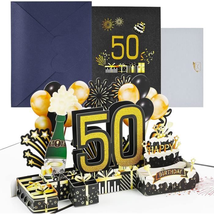 Carte Anniversaire 30,3D Carte Anniversaire Pop Up 30, Anniversaire 30 Hommes, Carte D'Anniversaire - 30 Ans, Carte De Voeux Joyeux Anniversaire 3D Avec Enveloppe Pour Homme, Ami