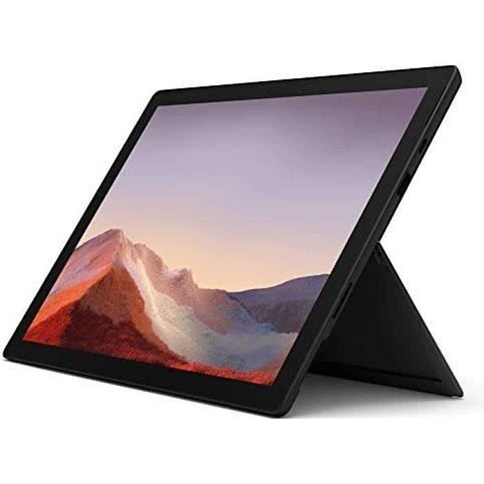 Vente PC Portable MICROSOFT Surface Pro 7 - Ordinateur Portable 12.3" - Core i7 - RAM 16Go - Stockage 512Go SSD - Noir pas cher