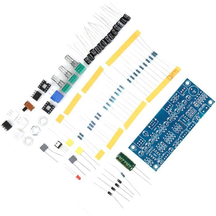 Carte Préamplificateur Micro Meipai AD828 - Stéréo, DC 3.8V-15V | Pour Micro Dynamique
