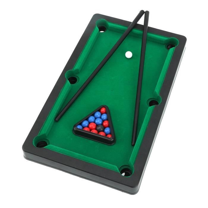 Baby Foot Table De Billard Mini LEADZM 121cm - 16 Boules, 2 Queues - Billard Enfant Et Famille