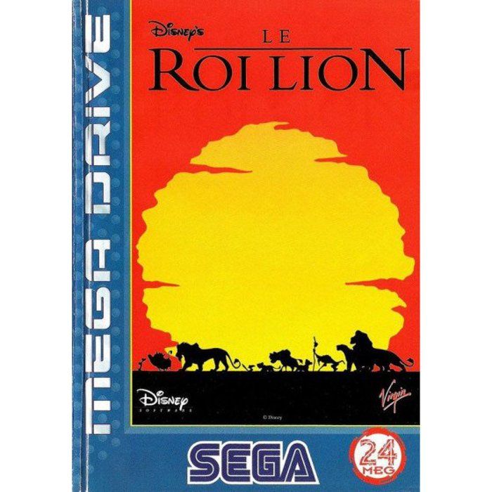 Virgin Jeu Pour Sega Megadrive Le Roi Lion