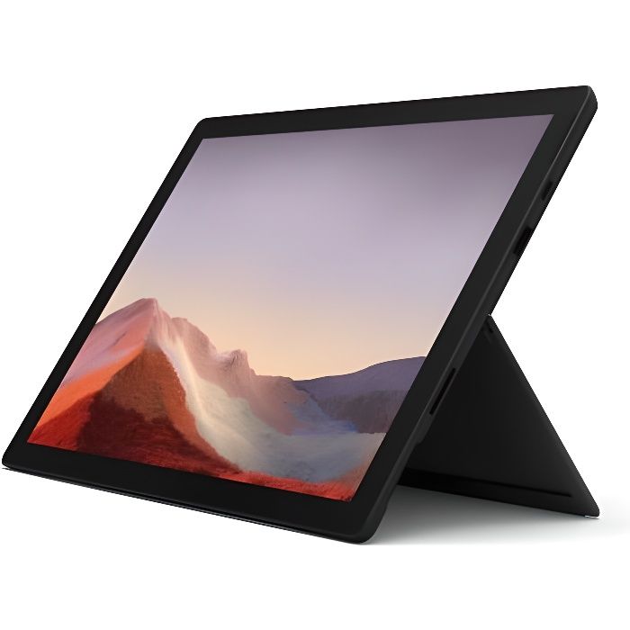 Achat PC Portable Microsoft Surface - Pro 7 - 12.3" - Core i7 - RAM 16Go - Stockage 256Go SSD - Noir pas cher