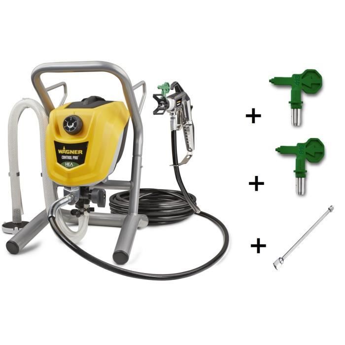 Pistolet peinture basse pression universel WAGNER Sprayer W690 - pour murs,  plafonds, laques et lasures - Cdiscount Bricolage